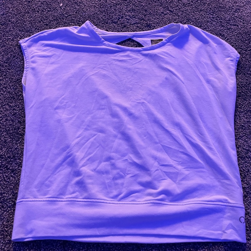 White open back shirt